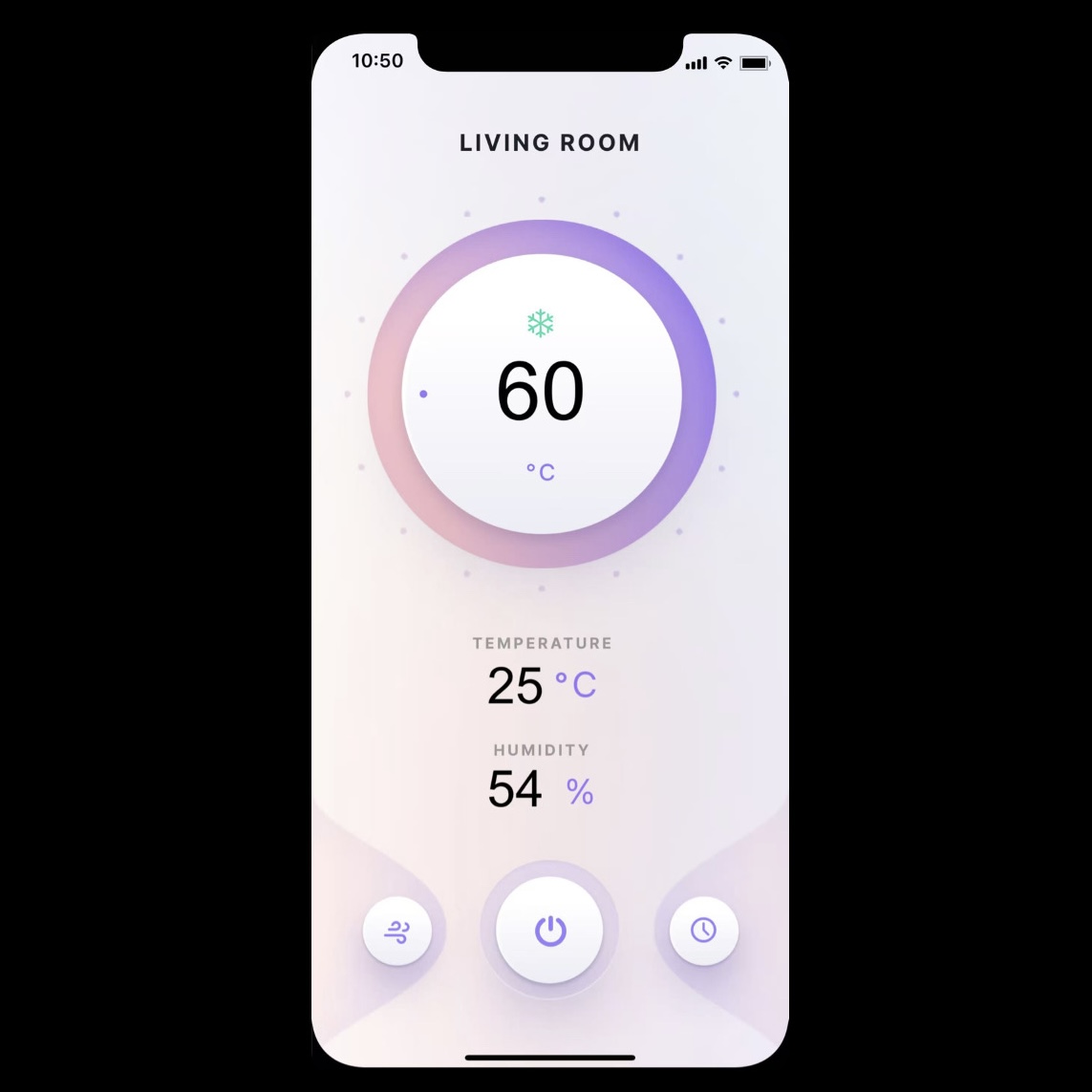 The completed prototype displays live readings from the sensor. Temperature and humidity values update continuously, demonstrating the connection between physical input and digital feedback.
